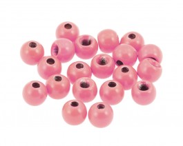 Brass Hot Beads, Pink, 3.2 mm